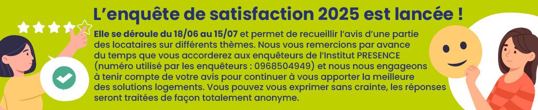 Lancement de l'enquête de satisfaction Touraine Logement 2025