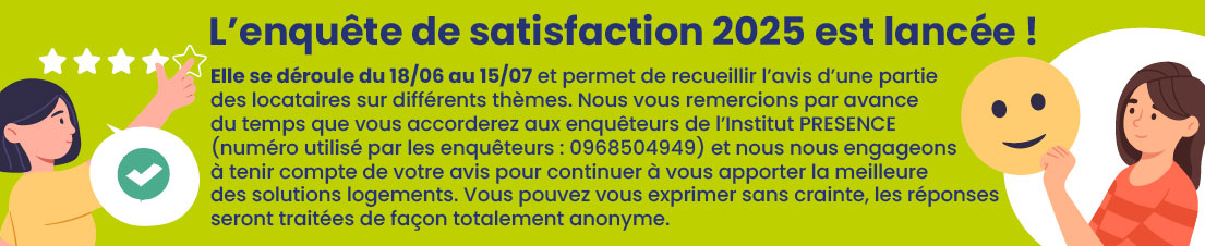 Lancement de l'enquête de satisfaction Touraine Logement 2025